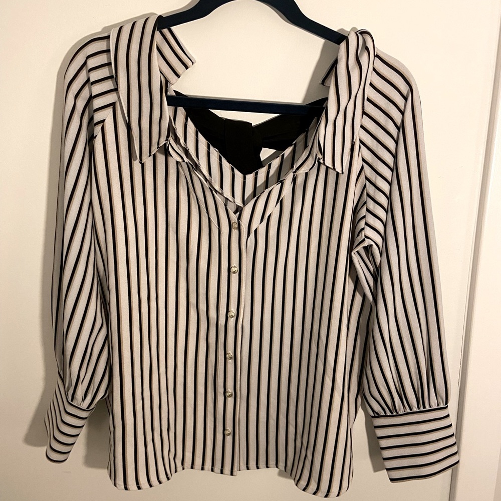 Fashion Tv clothing line - Fashion Paris (L) Wide shoulder top